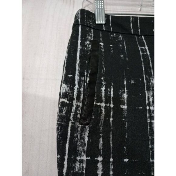 Banana Republic Pants Ladies 6 Petite Sloan Black White - Picture 5 of 9